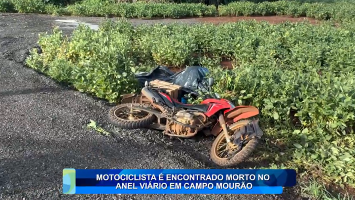 MOTOCICLISTA É ENCONTRADO MORTO NO ANEL VIÁRIO EM CAMPO MOURÃO
