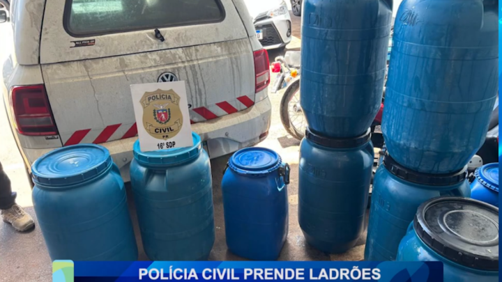 POLÍCIA CIVIL PRENDE LADRÕES DE ÓLEO
