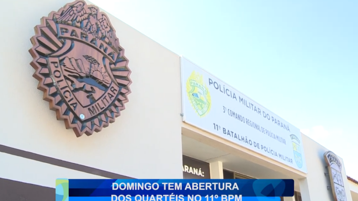 DOMINGO TEM ABERTURA DOS QUARTÉIS NO 11º BPM