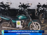 OCORRÊNCIAS DA POLÍCIA MILITAR PÓS- CARNAVAL
