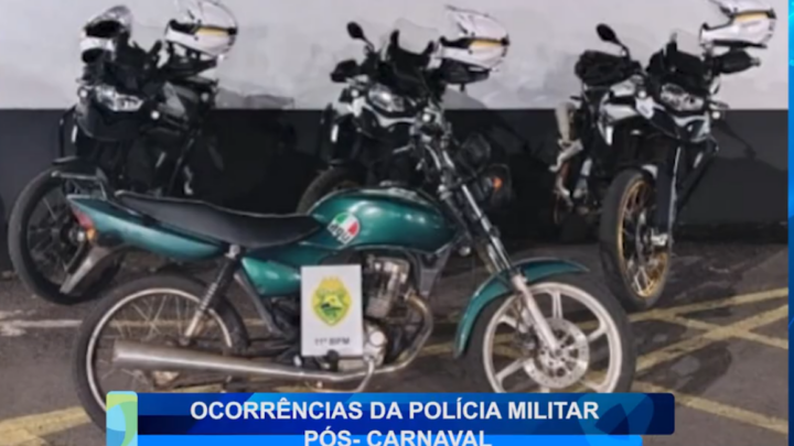 OCORRÊNCIAS DA POLÍCIA MILITAR PÓS- CARNAVAL