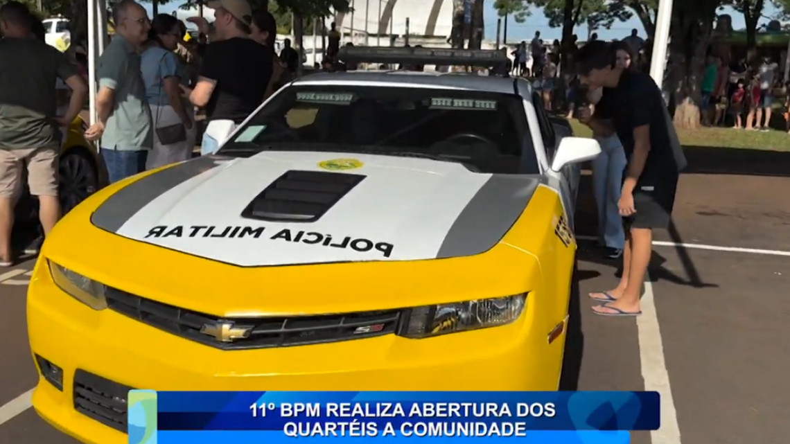 11º BPM REALIZOU ABERTURA DOS QUARTÉIS A COMUNIDADE