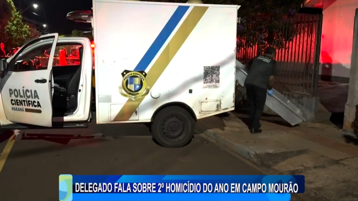 DELEGADO FALA SOBRE 2º HOMICÍDIO DO ANO EM CAMPO MOURÃO