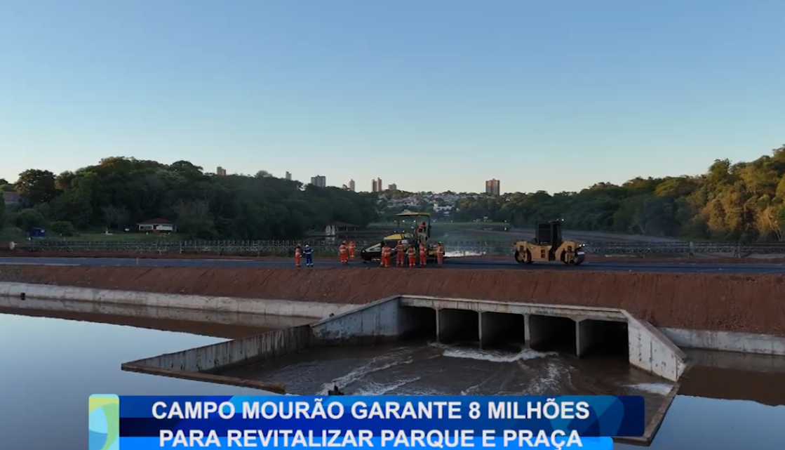 CAMPO MOURÃO GARANTE 8 MILHÕES DO ESTADO PARA REVITALIZAR PARQUE E PRAÇA