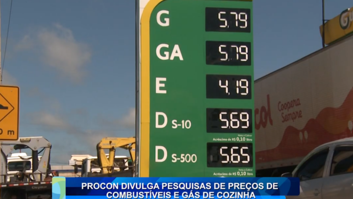 PROCON DIVULGA PESQUISAS DE PREÇOS DE COMBUSTÍVEIS E GÁS DE COZINHA