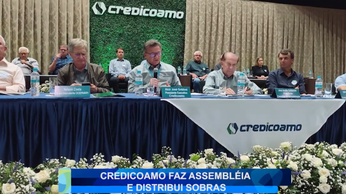 CREDICOAMO FAZ ASSEMBLÉIA E DISTRIBUI SOBRAS