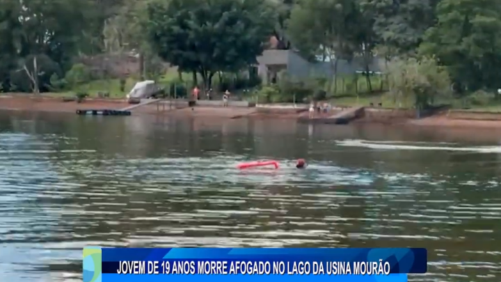 JOVEM DE 19 ANOS MORRE AFOGADO NO LAGO DA USINA MOURÃO