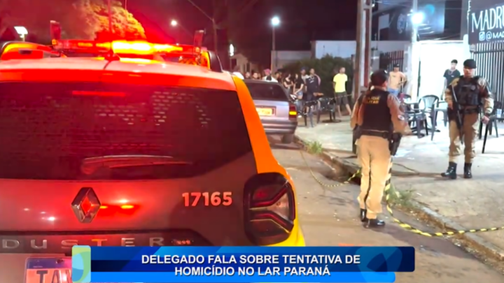 DELEGADO FALA SOBRE TENTATIVA DE HOMICÍDIO NO LAR PARANÁ