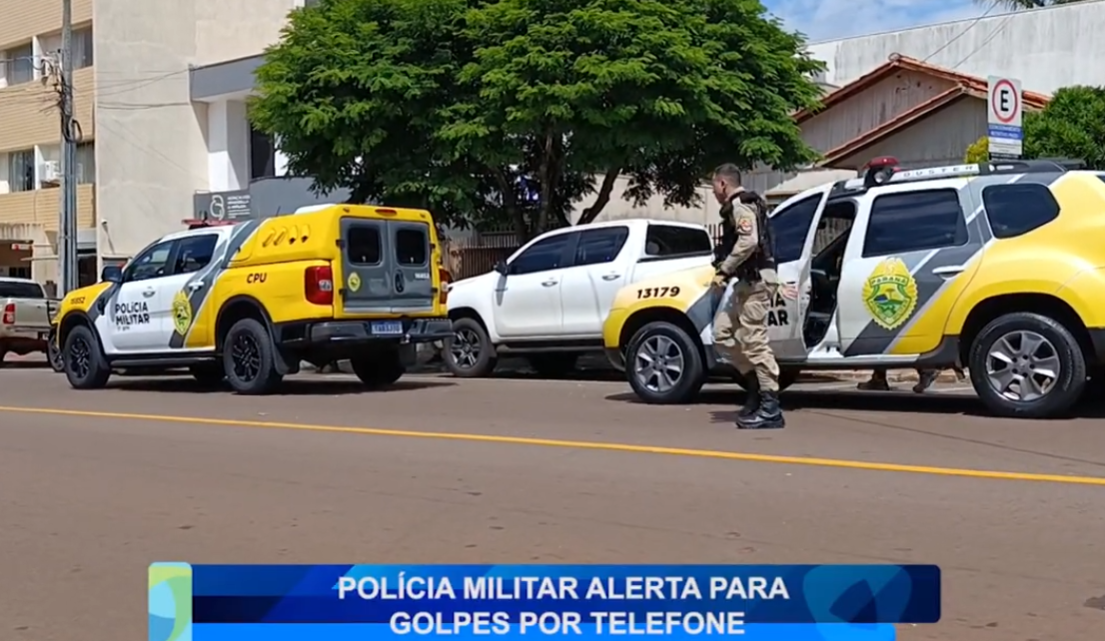 POLÍCIA MILITAR ALERTA PARA GOLPES POR TELEFONE