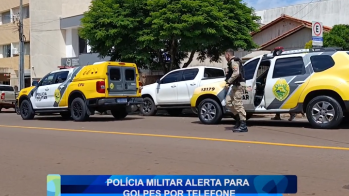 POLÍCIA MILITAR ALERTA PARA GOLPES POR TELEFONE