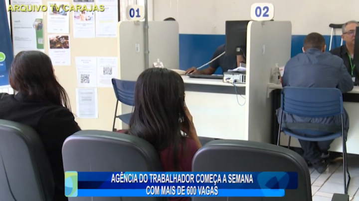 AGÊNCIA DO TRABALHADOR COMEÇA A SEMANA COM MAIS DE 600 VAGAS