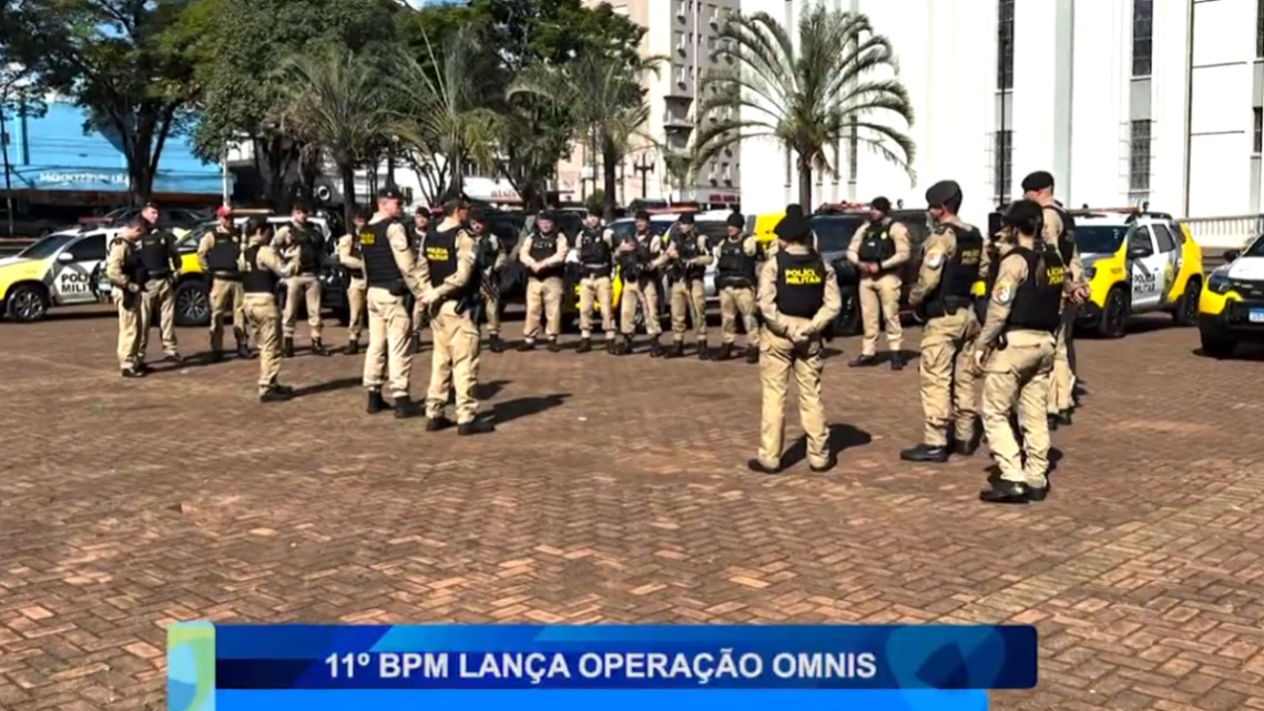 11º BPM LANÇA OPERAÇÃO OMNIS