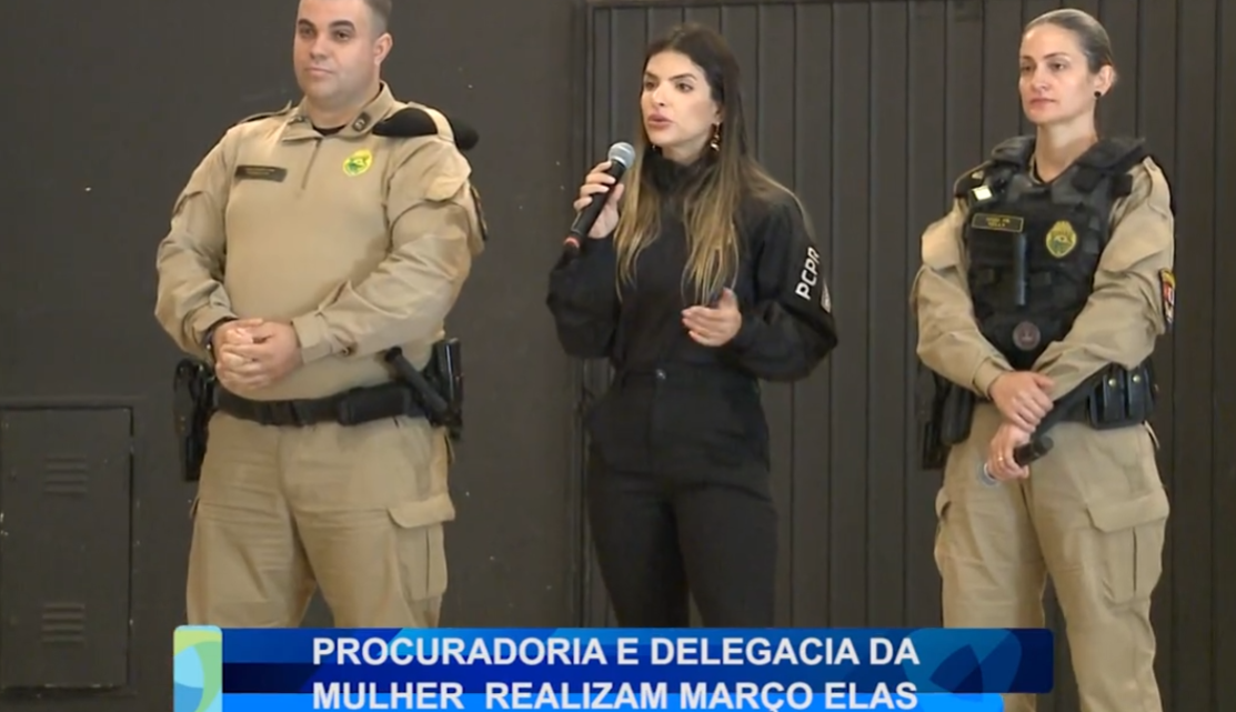 PROCURADORIA E DELEGACIA DA MULHER REALIZAM MARÇO POR ELAS