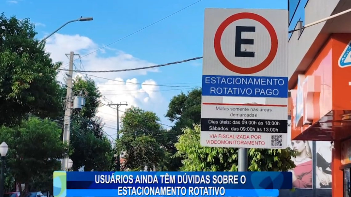 USUÁRIOS AINDA TÊM DÚVIDAS SOBRE O ESTACIONAMENTO ROTATIVO