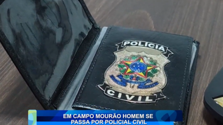 EM CAMPO MOURÃO HOMEM SE PASSA POR POLICIAL CIVIL
