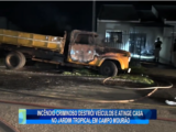 INCÊNDIO CRIMINOSO DESTRÓI VEÍCULOS E ATINGE CASA NO JARDIM TROPICAL EM CAMPO MOURÃO