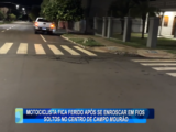 MOTORISTA SAI DA PISTA NA BR-487 E É SOCORRIDA POR AMBULÂNCIA DA COAMO