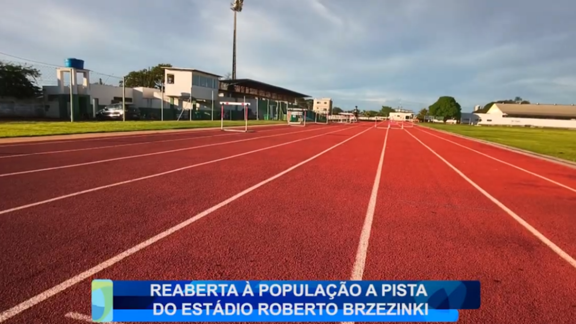 REABERTA À POPULAÇÃO A PISTA DO ESTÁDIO ROBERTO BRZEZINKI