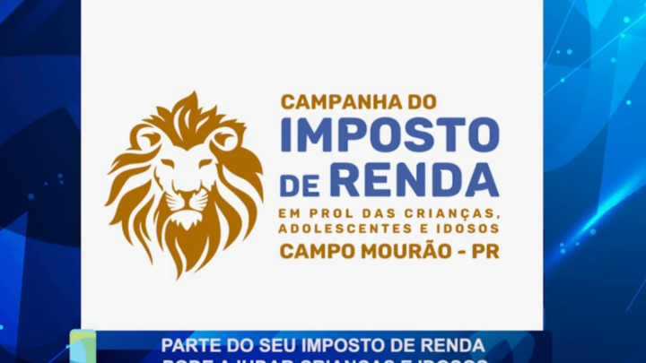 PARTE DO SEU IMPOSTO DE RENDA PODE AJUDAR CRIANÇAS E IDOSOS
