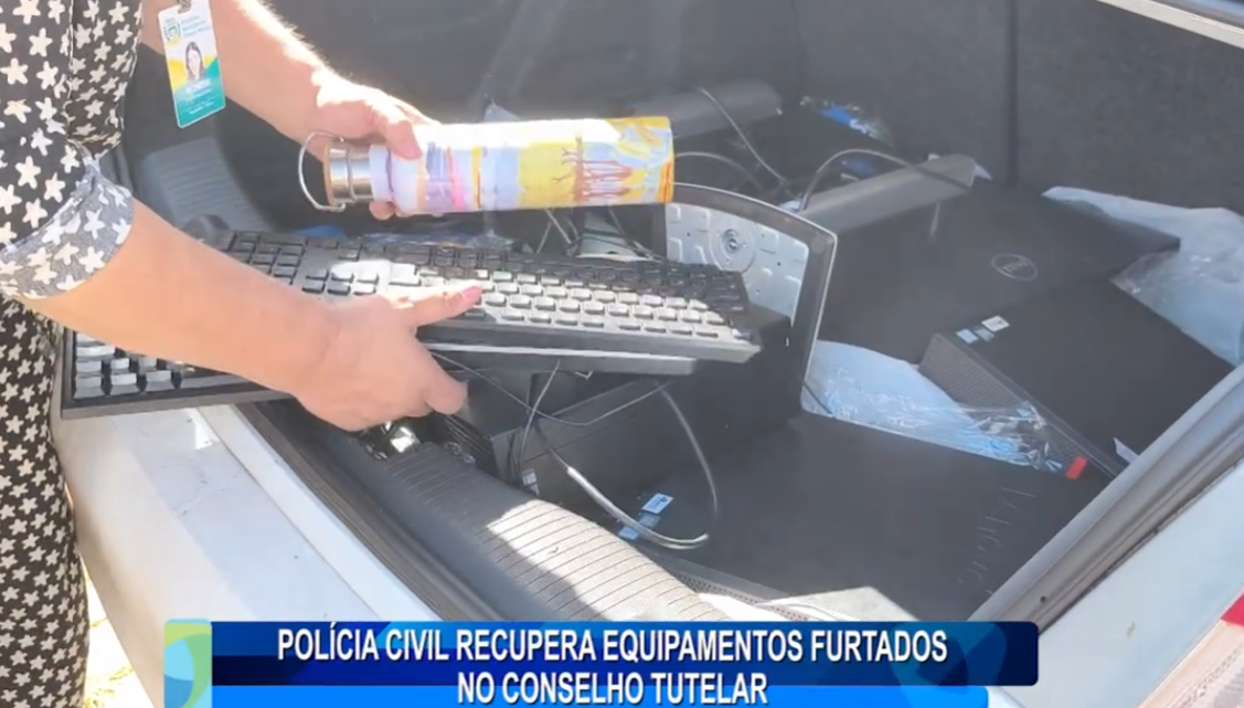 POLÍCIA CIVIL RECUPERA EQUIPAMENTOS FURTADOS NO CONSELHO TUTELAR