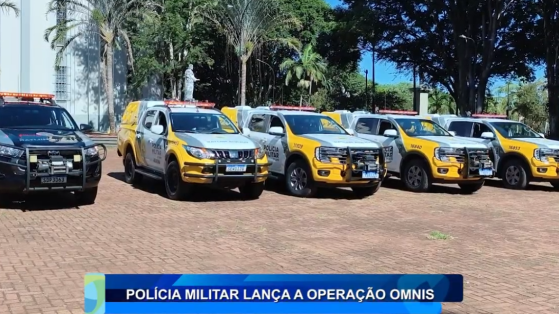 POLÍCIA MILITAR LANÇA A OPERAÇÃO OMNIS