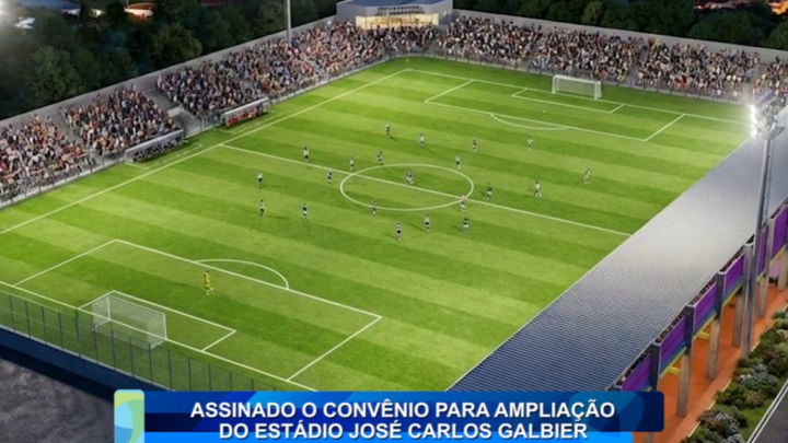 ASSINADO O CONVÊNIO PARA AMPLIAÇÃO DO ESTÁDIO JOSÉ CARLOS GALBIER