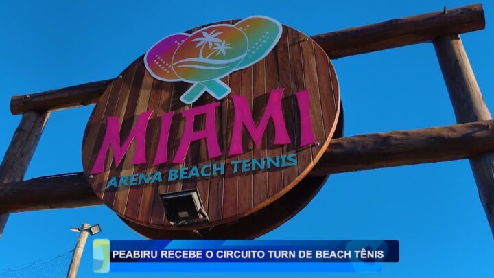 PEABIRU RECEBE CIRCUITO TURN DE BEACH TÊNIS