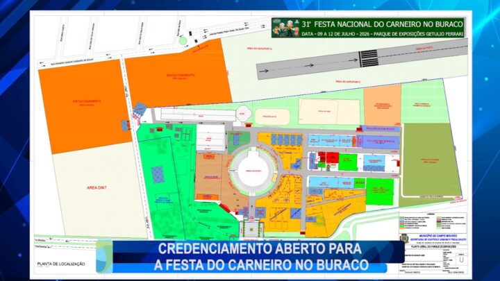 CREDENCIAMENTO ABERTO PARA A FESTA DO CARNEIRO NO BURACO