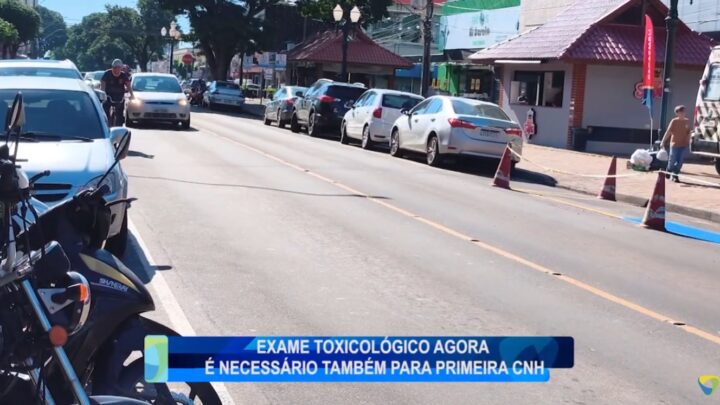 EXAME TOXICOLÓGICO AGORA É NECESSÁRIO TAMBÉM PARA PRIMEIRA CNH