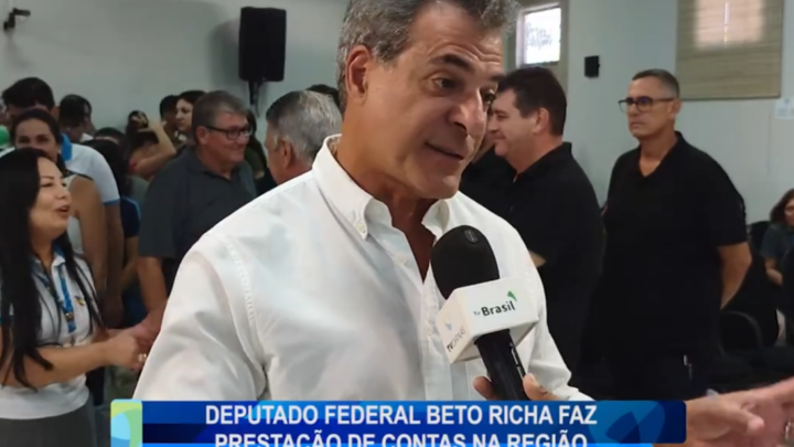 DEPUTADO FEDERAL BETO RICHA FAZ PRESTAÇÃO DE CONTAS NA REGIÃO