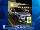 EM AÇÃO RÁPIDA POLÍCIA MILITAR RECUPERA DOIS VEÍCULOS
