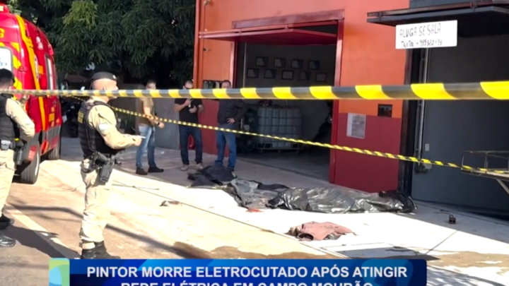 PINTOR MORRE ELETROCUTADO APÓS ATINGIR REDE ELÉTRICA  EM CAMPO MOURÃO