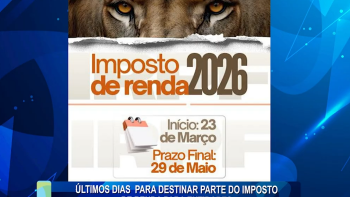 ÚLTIMOS DIAS  PARA DESTINAR PARTE DO IMPOSTO DE RENDA PARA ENTIDADES