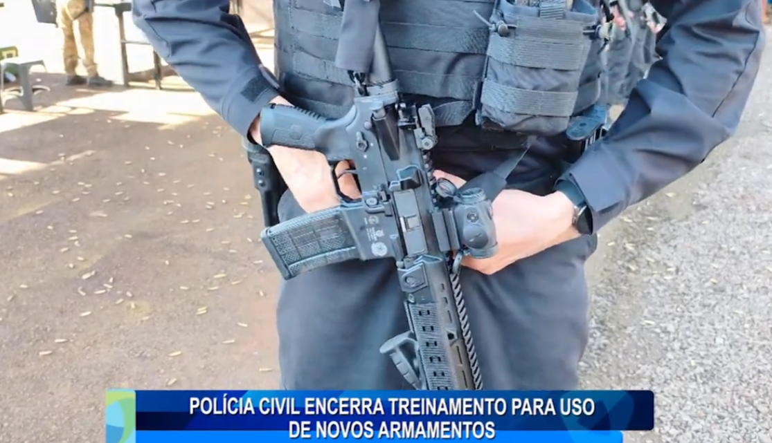 POLÍCIA CIVIL ENCERRA TREINAMENTO PARA USO DE NOVOS ARMAMENTOS