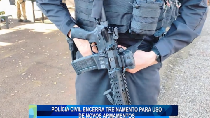 POLÍCIA CIVIL ENCERRA TREINAMENTO PARA USO DE NOVOS ARMAMENTOS