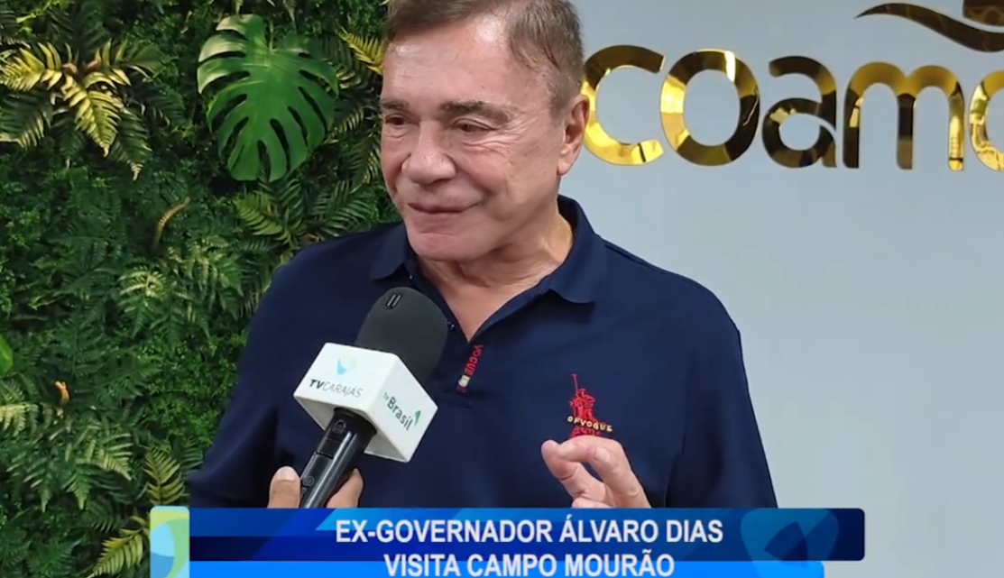 EX-GOVERNADOR ÁLVARO DIAS VISITA CAMPO MOURÃO