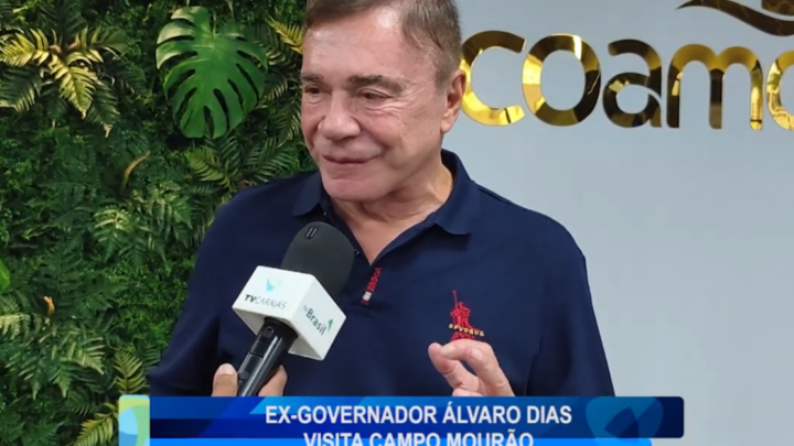 EX-GOVERNADOR ÁLVARO DIAS VISITA CAMPO MOURÃO