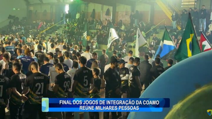 FINAL DOS JOGOS DE INTEGRAÇÃO DA COAMO REÚNE MILHARES PESSOAS