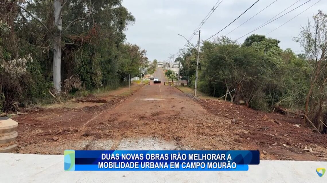 DUAS NOVAS OBRAS IRÃO MELHORAR A MOBILIDADE URBANA EM CAMPO MOURÃO