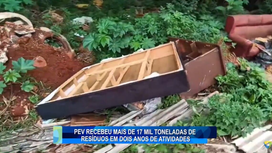 PEV RECEBEU MAIS DE 17 MIL TONELADAS DE RESÍDUOS EM DOIS ANOS DE ATIVIDADES