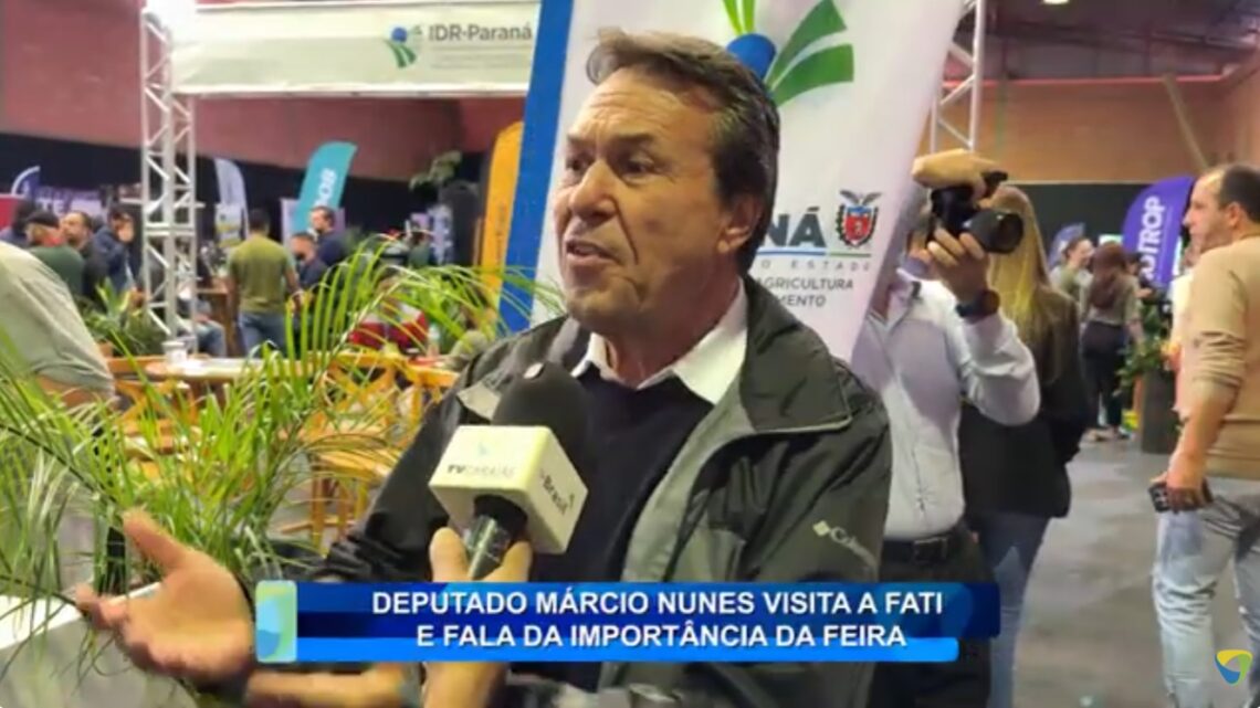 DEPUTADO MÁRCIO NUNES VISITA A FATI E FALA DA IMPORTÂNCIA DA FEIRA