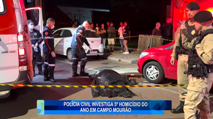 POLÍCIA CIVIL INVESTIGA 5º HOMICÍDIO DO ANO EM CAMPO MOURÃO