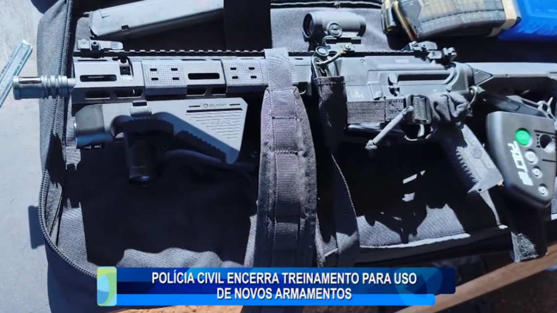 POLÍCIA CIVIL ENCERRA TREINAMENTO PARA USO DE NOVOS ARMAMENTOS