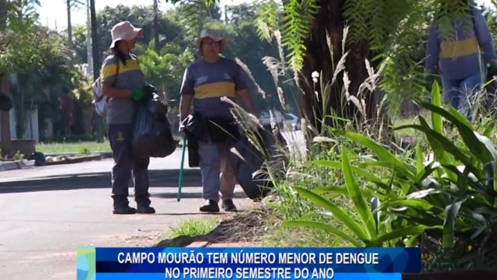 CAMPO MOURÃO TEM NÚMERO MENOR DE DENGUE NO PRIMEIRO SEMESTRE DO ANO