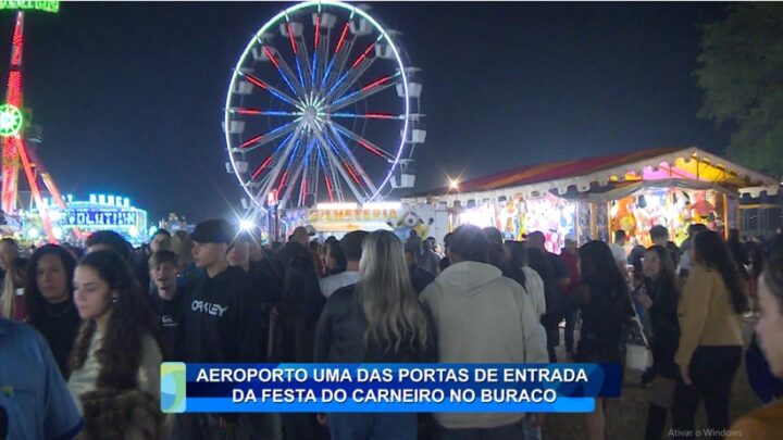 AEROPORTO UMA DAS PORTAS DE ENTRADA DA FESTA DO CARNEIRO NO BURACO