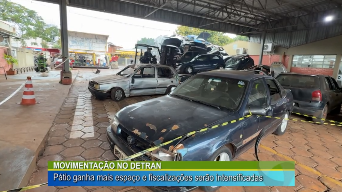 MOVIMENTAÇÃO NO DETRAN: PÁTIO GANHA MAIS ESPAÇO E FISCALIZAÇÕES SERÃO INTENSIFICADAS