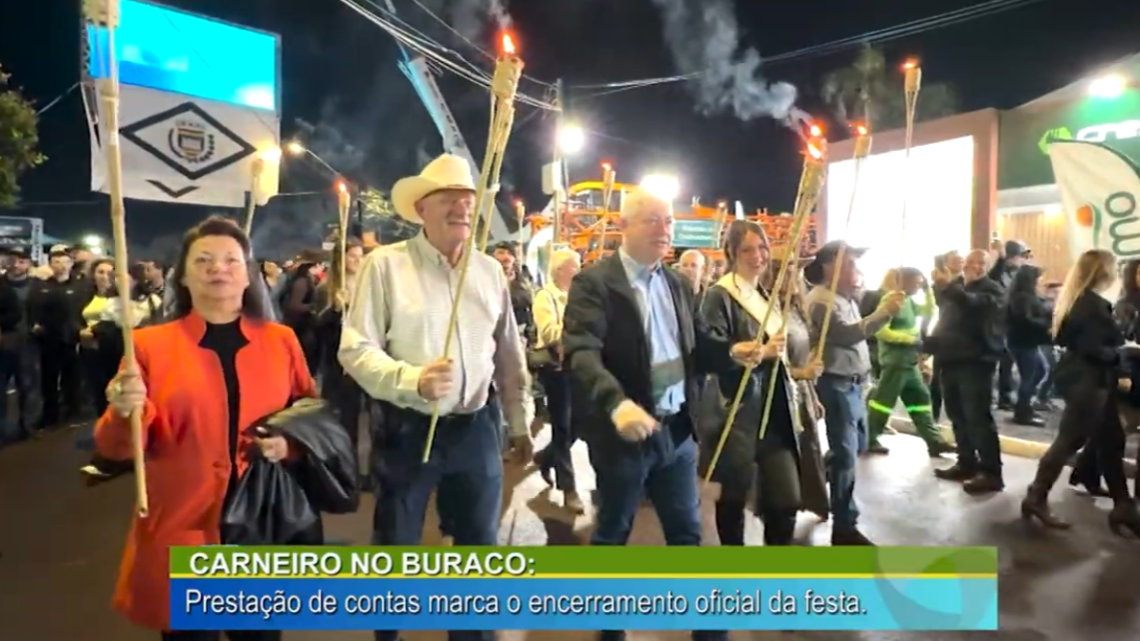 CARNEIRO NO BURACO: PRESTAÇÃO DE CONTAS MARCA O ENCERAMENTO OFICIAL DA FESTA