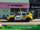 EM RÁPIDA AÇÃO DA POLÍCIA PRENDE AUTORES DE FURTO EM CAMPO MOURÃO