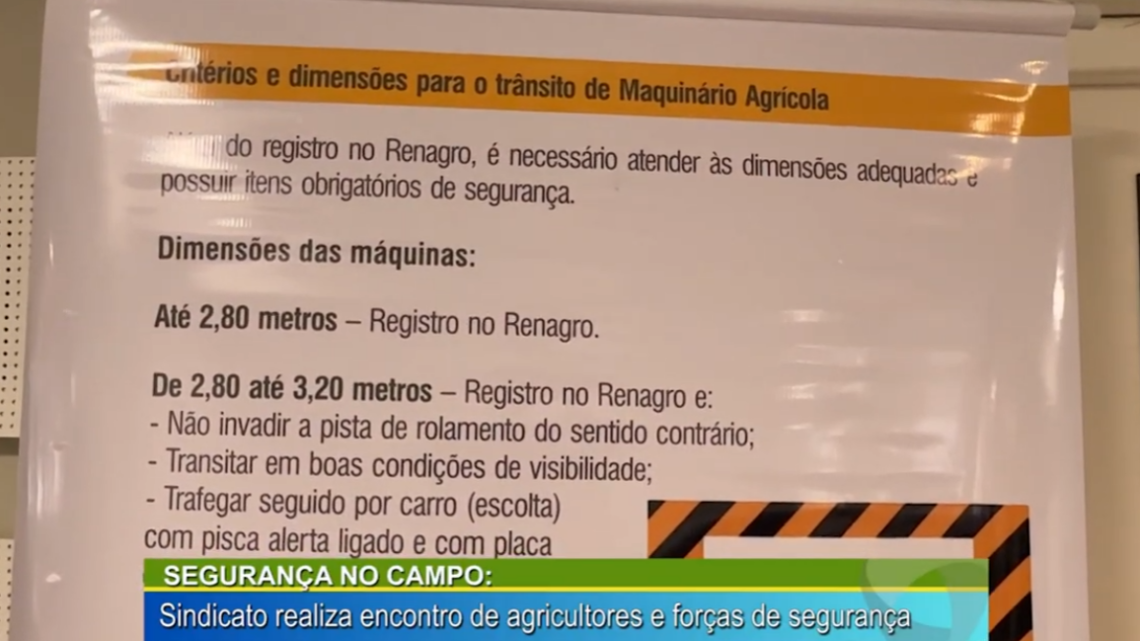 SEGURANÇA NO CAMPO: SINDICATO REALIZA ENCONTRO DE AGRICULTORES E FORÇAS DE SEGURANÇA