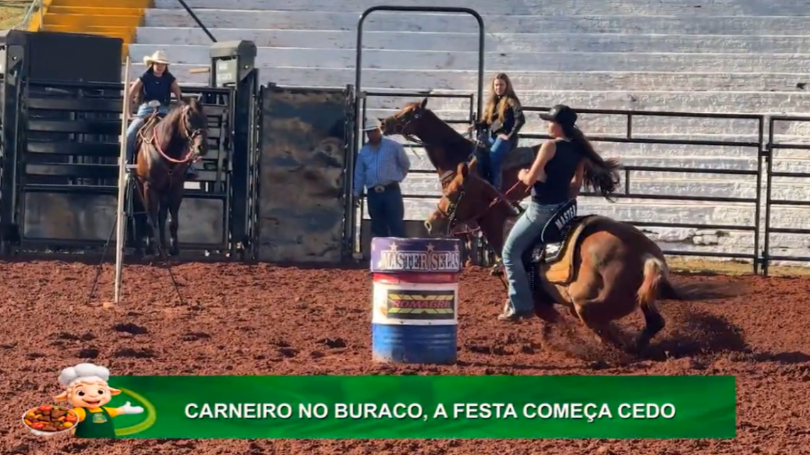 CARNEIRO NO BURACO, A FESTA COMEÇA CEDO